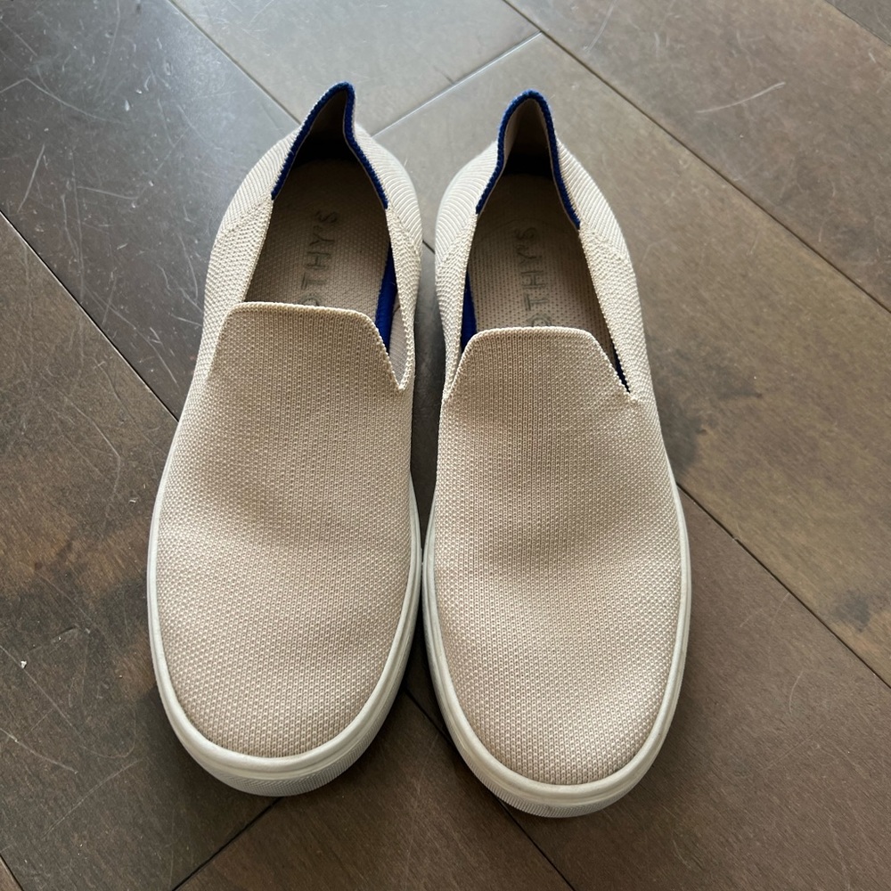 Rothy’s ‘The Sneaker’ in sand— size 6.5